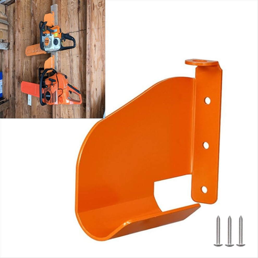 Chainsaw Hanger Holder Heavy Gauge Steel Powder Coated 4852742554916