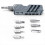 New Mini Hex 2 3 4 5mm Portable Hex Wrench Set 7