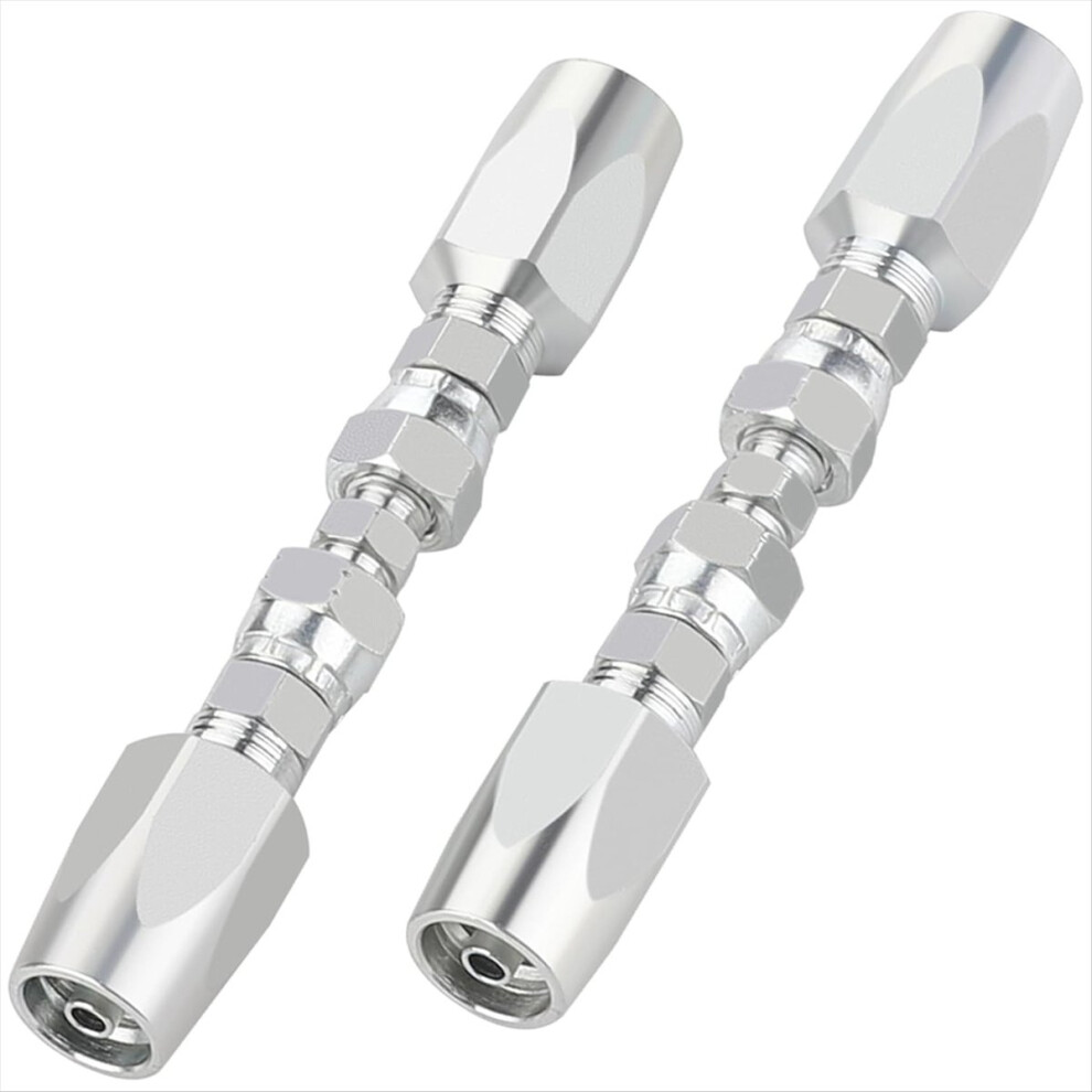 2Pcs Hydraulic Hose Repair Kit, Hydraulic Repair Fitting 1/4Inch 4852742549738