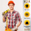 12 Pack Tool Lanyard with Single Metal Buckle and Loop End Yellow 4