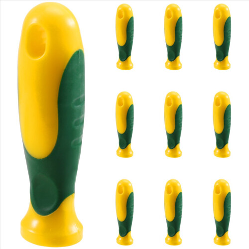 10Pcs Rubber File Handle Rectangular Hole Ergonomic Handles 1