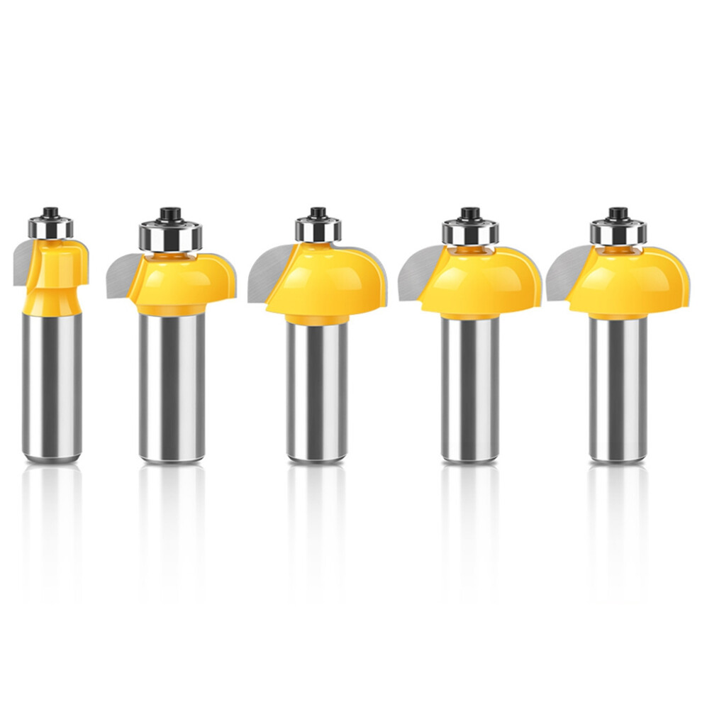 5Pcs High Quality Cove Bit With Bearing Shank Dovetail Router Bit 4852742545228