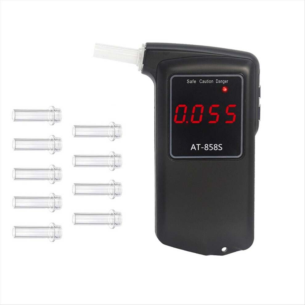 Breathalyzer Portable Digital Breath Alcohol Tester Alcohol Tester Black/Light 4852742563512