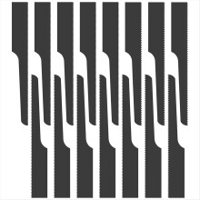 15Pcs Reciprocating Air Saw Blades Replacement, Power Cutting Tool