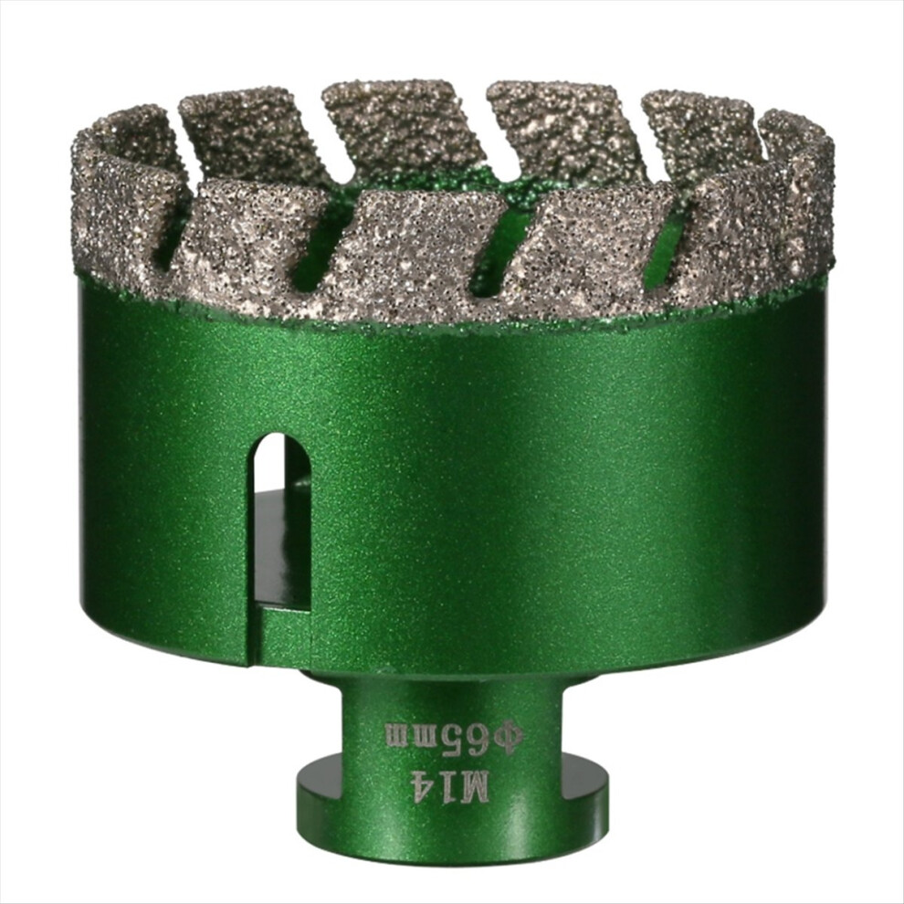65Mm M14 Thread Vacuum Brazed Masonry Hole Opener For Tile, 4852742542838