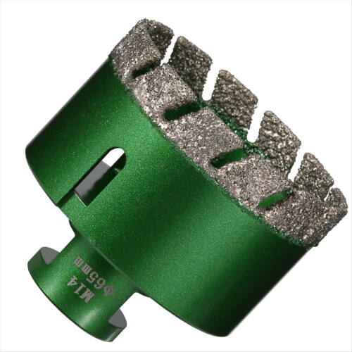 65mm M14 Thread Vacuum Brazed Masonry Hole Opener for Tile, 2