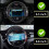 Car Central Control Circle Navigation Screen Cover for MINI 8.8inch 2