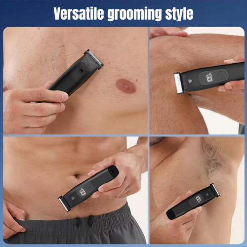 Electric Beard Trimmer for Men - Waterproof, Adjustable Guard, 1