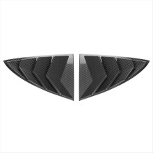 Car Rear Shutter Window Cover For Model Y Carbon Fiber Pattern