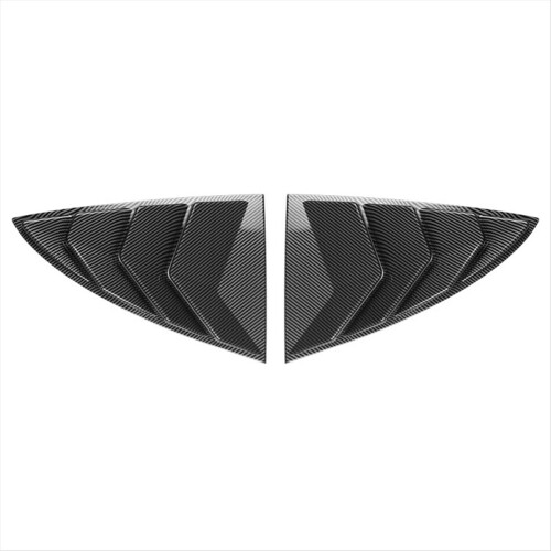 Car Rear Shutter Window Cover For Model Y Carbon Fiber Pattern
