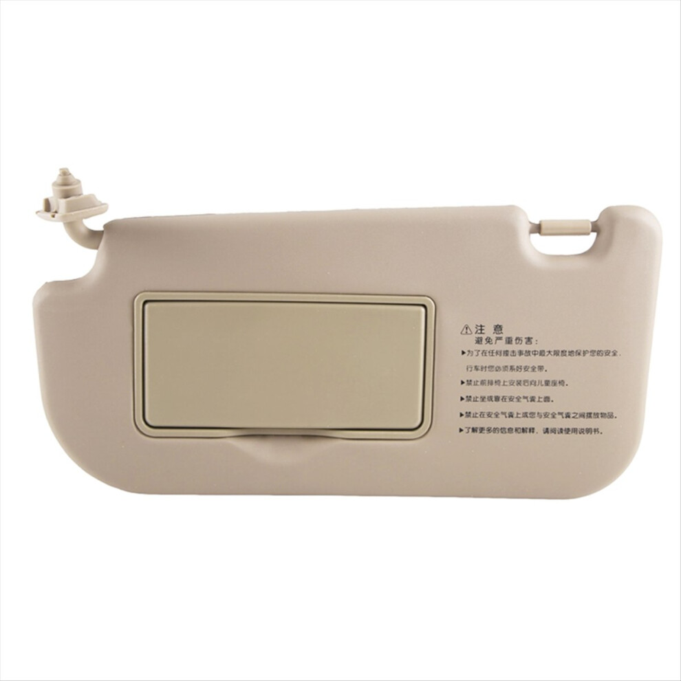 Car Sun Visors Shades With Vanity Mirror For Beige 4852742577861