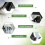2PCS Gutter Downspout Diverter, Gutter Downspout Extensions Black 3