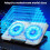 Laptop Cooling Pad with 2 Quiet Fans Notebook Holder 4