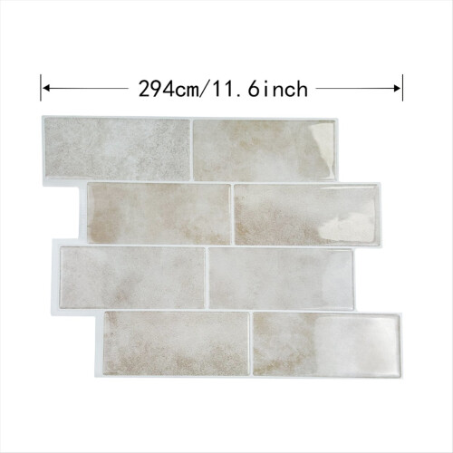 Subway Backsplash Tile Peel and Stick Wall Tiles for Bathroom 1