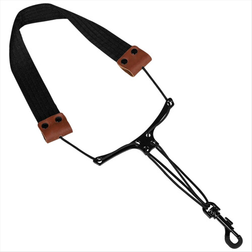 Saxophone Straps Mesh Webbing PU Straps Saxophone Neck Straps 2