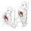 2PCS Pull Down Rope Single Grip Tricep Heavy Duty Tricep Pull Down 4