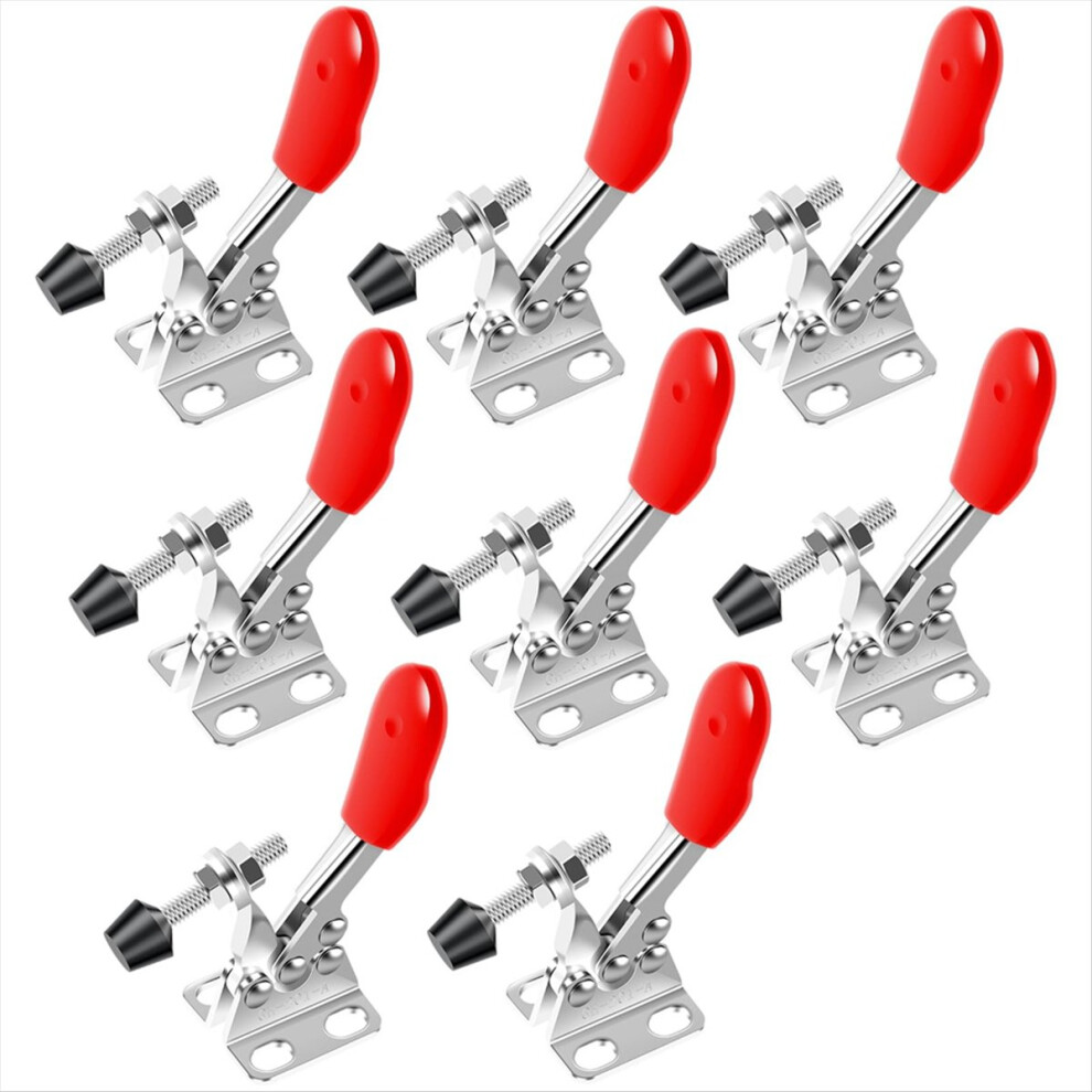 8Pcs Toggle Clamp, Adjustable Release Toggle Latch Hold Down Clamp, 4853206549530