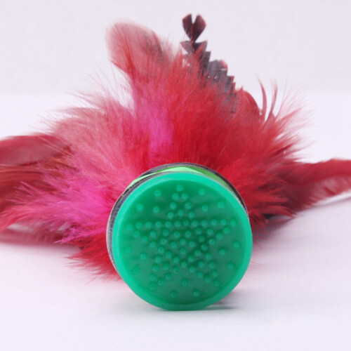 2pcs 20cm Jianzi Colorful Feathers Shuttlecock 2