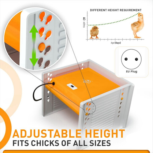 Chick Brooder Heating Plate Digital Temperature Control EU Plug 2