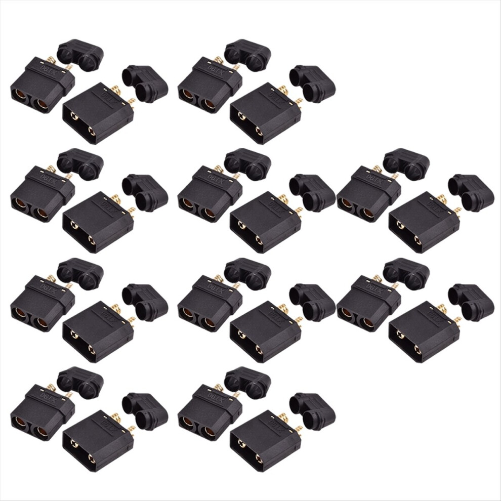 10 Pairs Xt90 Connectors, For Rc Lipo Batteries Esc Motors 4853206595551