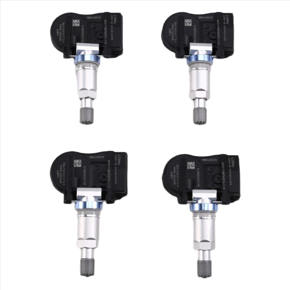 4Pcs Tpms Tire Pressure Monitor Sensor 3641100Akz16a 433Mhz 4853206579636