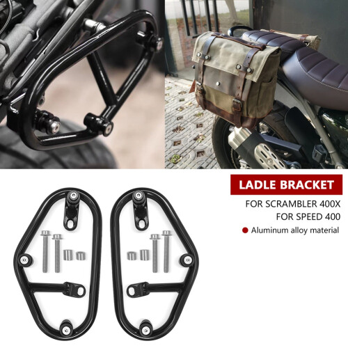 Motorcycle Saddlebag Bag Holder Side Luggage Rack Support 1