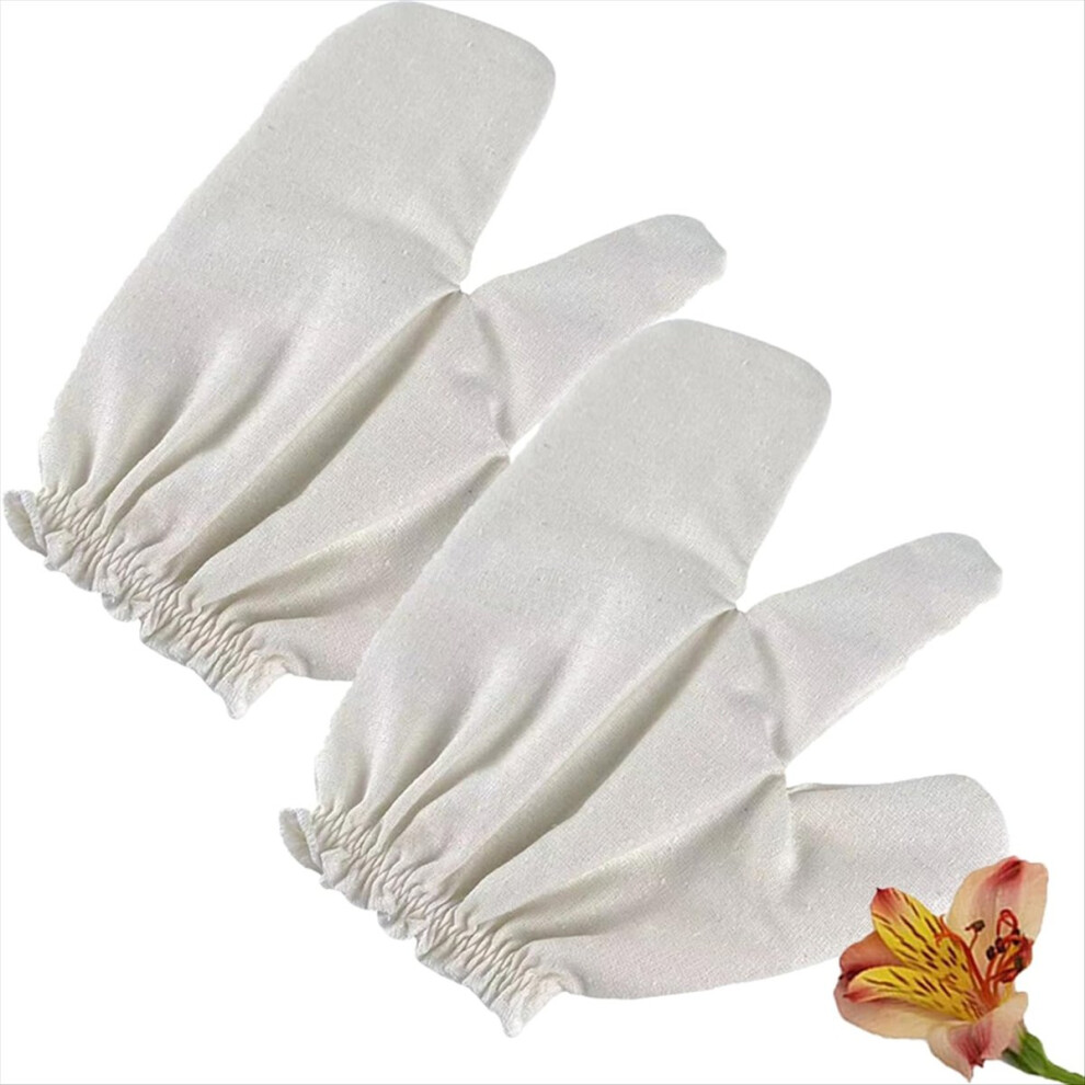 Gloves Raw Silk Massage Gloves Ayurvedic Massage, Raw Silk