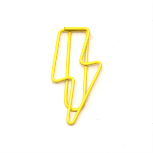 100 Pcs -Shaped Paper Clips - Metal Paperclips Set 2