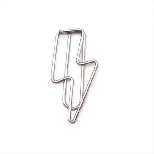 100 Pcs -Shaped Paper Clips - Metal Paperclips Set 1