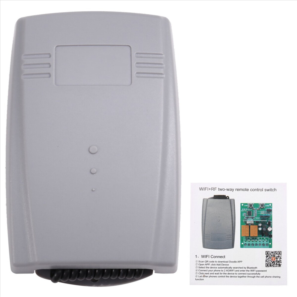Tuya Wifi Garage Door Opener 2Ch 433Mhz Universal Fixed Rolling Code 4853206539197