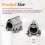 Pipe Repair Clamp Kit- Pipe Coupling Clamp 1/2 Inch (19-22mm) 2