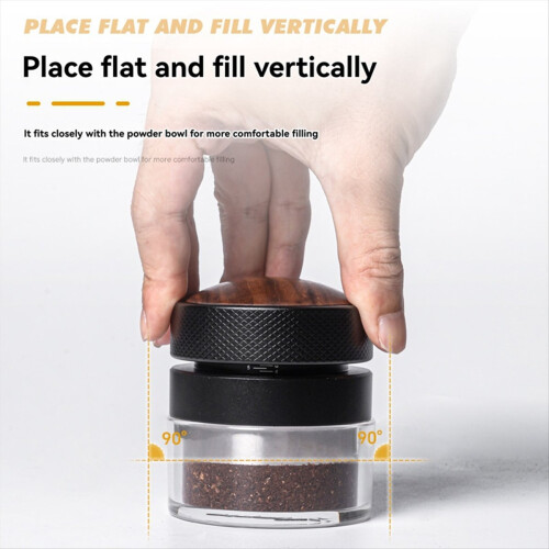 Coffee Tamper Stainless Steel Adjustable Depth Calibrated 53mm 1