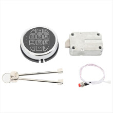 Replacement Electronic Safe Lock with Solenoid Lock & 2 Override Keys