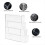 Washi Tape Organizer, 4 Drawers Stackable Plastic Washi Tape Box 4