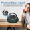 Portable CD Player with Bluetooth AM/FM Radio USB Port 7