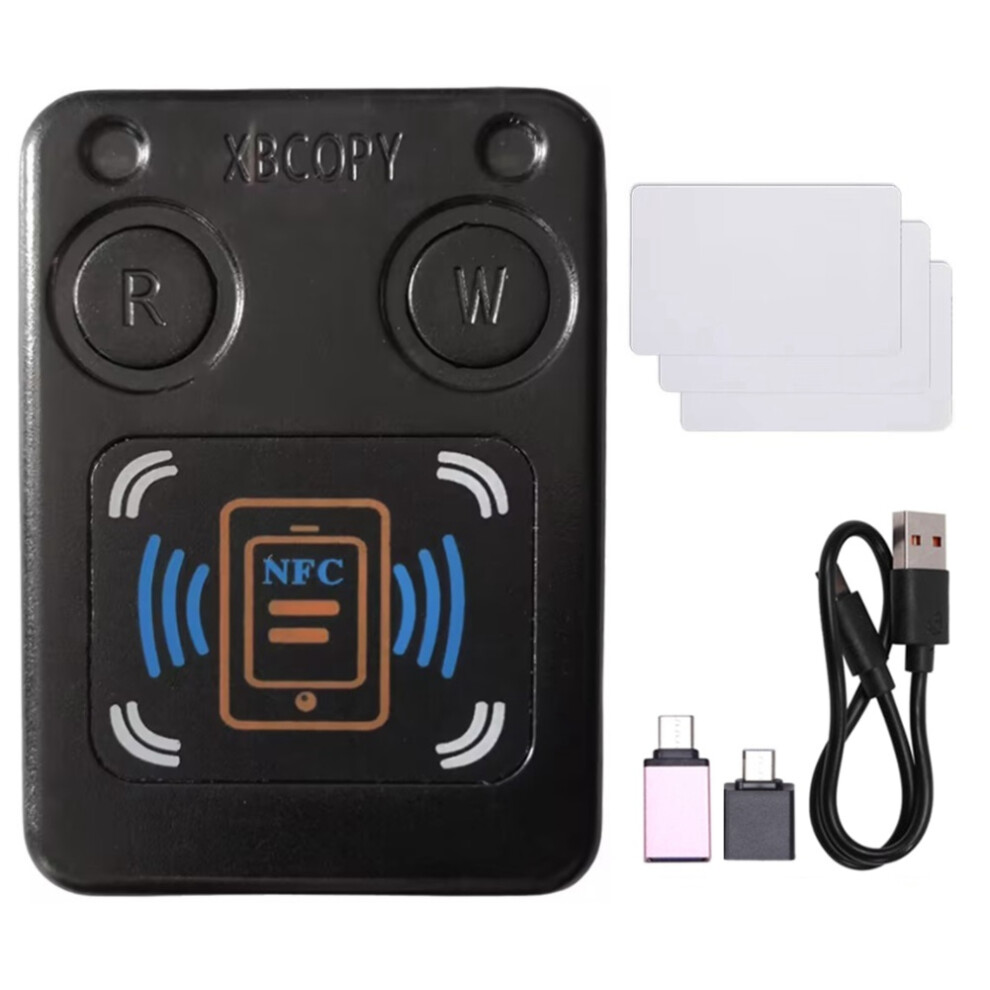 Nfc Rfid Smart Chip Card Reader Copier+3Xcuid Card 4853206530323
