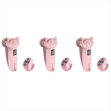 3 Set Remote Control Page Turner Auto Clicker Bluetooth 5.3 Pink