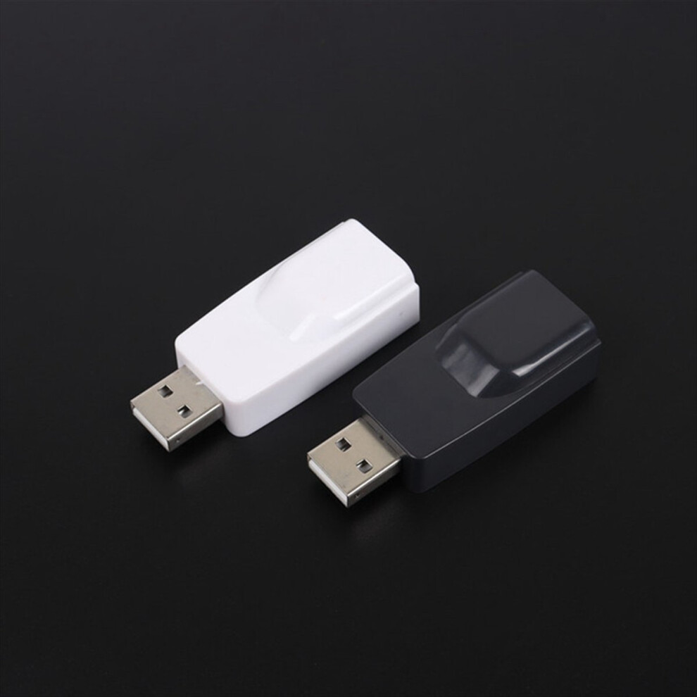 White Usb To Rj45 Lan Ethernet Adapter 100Mbps Usb2.0 Network Card