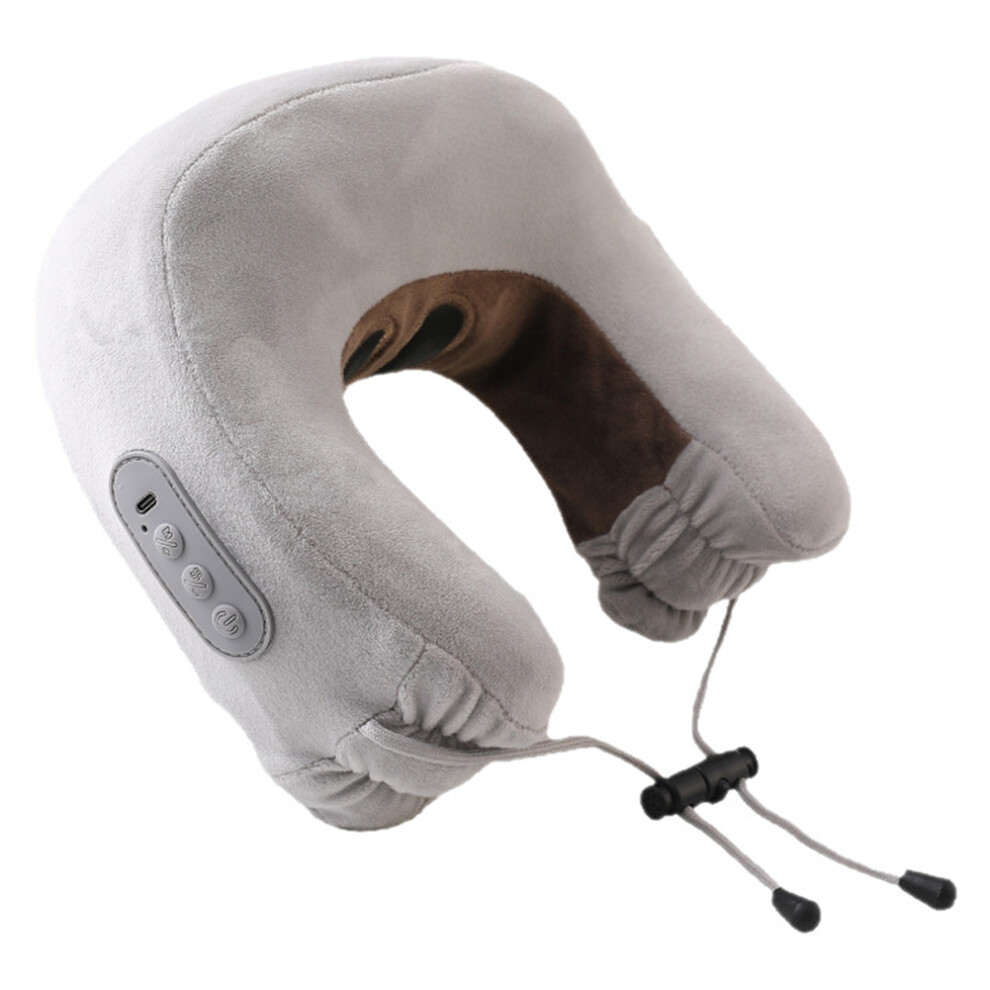 U-Shaped Cervical Massage Pillow Electric Massager Home Office Gift