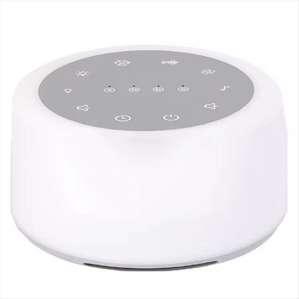 Portable Sleep Sound Machine Noise Machine For Baby White 4853206537339
