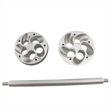 Motorcycle Rear Wheel Hub Cover Fork Axle Cover for Silver