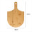 Bamboo Pizza Peel Baking Tool Wooden Pizza Cutting Board 2