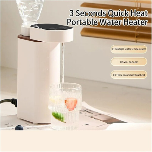 Smart Touch Screen Portable Instant Hot Water Dispenser, EU Plug 2