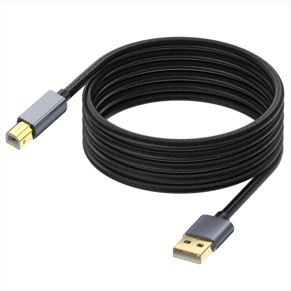 5M Usb Printer Cable,Usb 2.0 Type A Male To B Male Scanner Cord 4852997662497