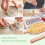 8 Pcs Ravioli Mold Set Include Ravioli Maker ,Dough 4