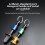 4PCS Colorful 1/4 Hexagonal Handle Bit Conversion Rod Keychain Type 3