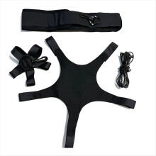 Football Kick Throw Solo Practice Adjustable Waist Belt Soccer Ball,B