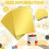 20 Pack Rectangle Cake Board Disposable Cardboard Cake Bases,Gold 3