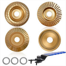 5PCS Wood Carving Disc Set for 4in or 4-1/2in Angle Grinder