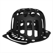 Hat Cleaning Cage Baseball Cap Cleaning Rack Silicone Black